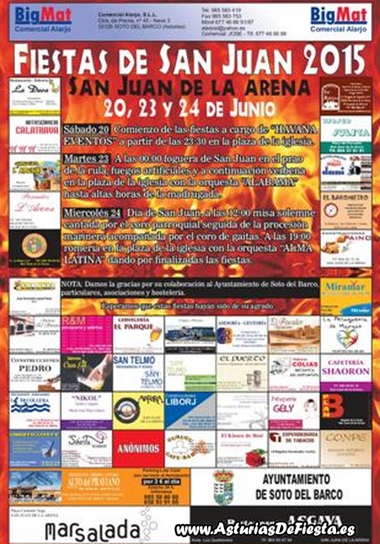 Fiesta de San Juan en San Juan de la Arena (Soto del Barco) 2015 06 Junio AsturiasDeFiesta